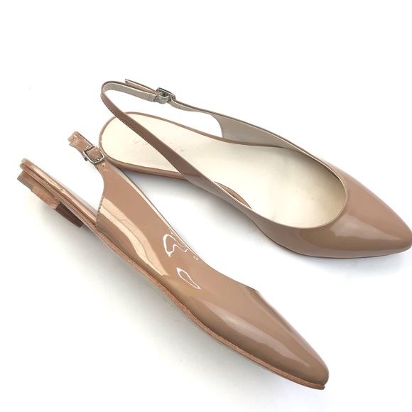 nude slingback flat